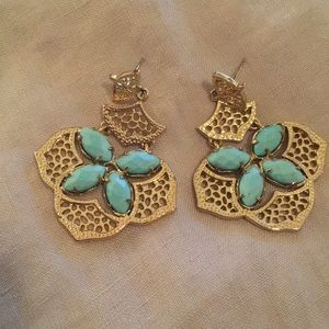 Kendra Scott turquoise earrings